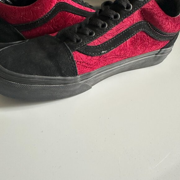 Vans Old Skool Burnt Russet Crushed Velvet – Men’s 5.5 / Women’s 7 - Picture 8 of 15